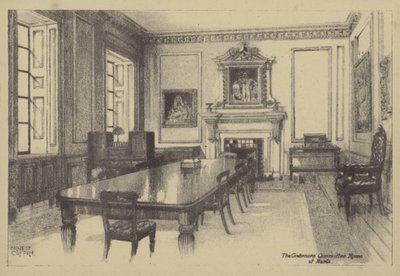 La Sala del Comitato dei Governatori di Barts da Ernest Coffin